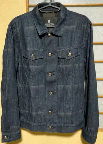 BLACKLABEL CRESTBRIDGE 다크 블루 데님 자켓