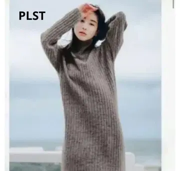 PLST 알파카 니트 원피스