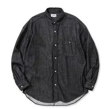 CALEE DROP SHOULDER DENIM L/S SH