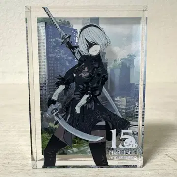 NieR 15th 지워지지 않는 기록 아크릴 블록 2B