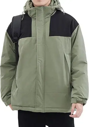 남성용 다운 자켓 방한복 아우터 겨울 의류 빅 사이즈 패딩 자켓