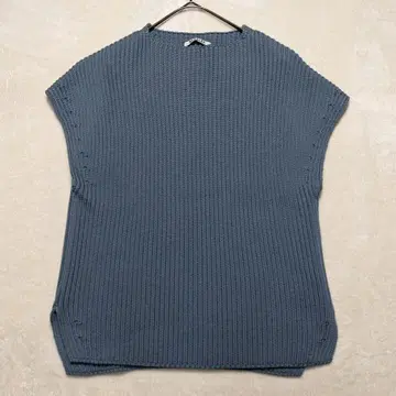 AURALEE 울 리브 니트 베스트 울 100% 사이즈 M 일본제