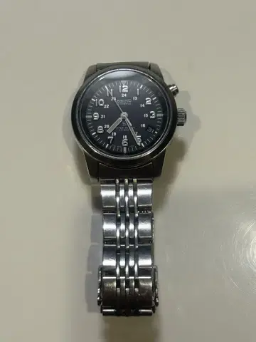 SEIKO Kinetic 자동 시계 블랙