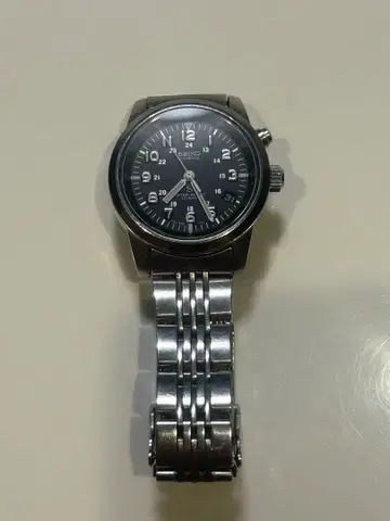 SEIKO Kinetic 자동 시계 블랙