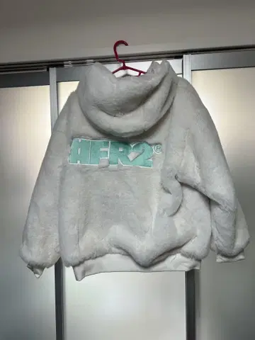 FR 2월 복숭아 플리스 자켓 보아 자켓 화이트