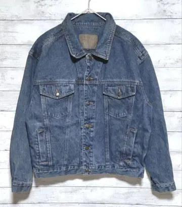 90s 올드 유니클로 데님 자켓 L 사이즈 UNIQLO