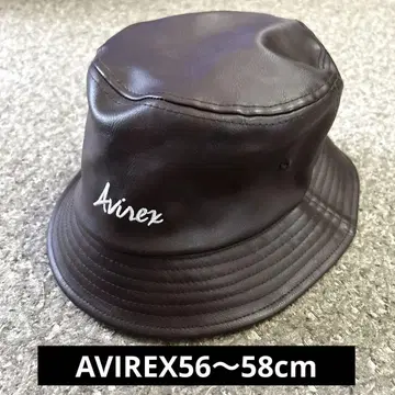 새상품급 AVIREX 버킷햇 브라운 56~58cm