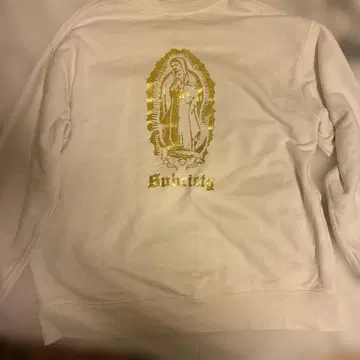 Subciety 화이트 맨투맨