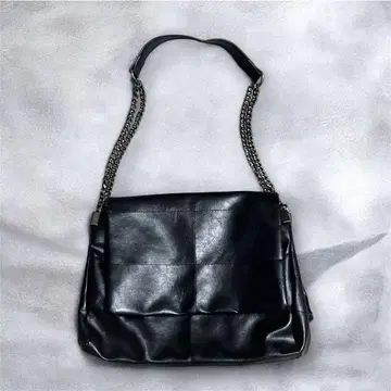 y2k one shoulder bag 00s black chain