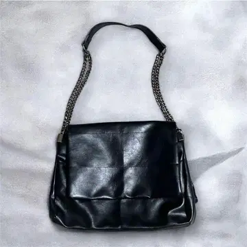 y2k one shoulder bag 00s black chain