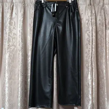 H&M 인조 가죽 팬츠 42