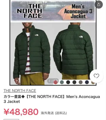 THE NORTH FACE 아콘카구아 3 다크 그린 다운