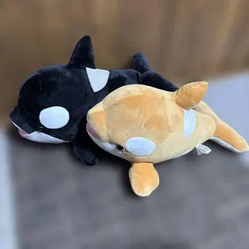 고베 스마 월드 범고래 복권 범고래 봉제 인형 3등 가을 한정 컬러