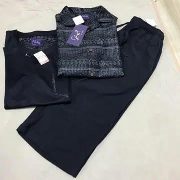 대하 드라마 베라보 x 시마무라 콜라보 일본풍 패턴 3종 세트 M