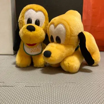 레트로 초기 디즈니랜드 플루토 봉제 인형 세트