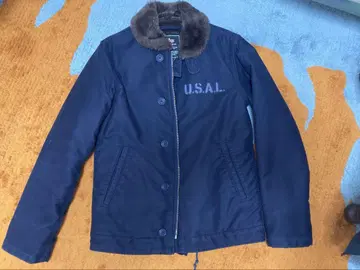 U.S.A.L. 네이비 밀리터리 자켓