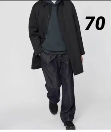 유니클로 턱 스트레이트 팬츠 (데님) 70 UNIQLO C