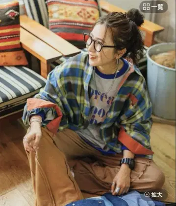 니코앤드 - [비 위드 M] 미사요 컬러풀 체크 셔츠