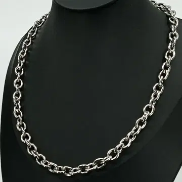 실버 체인 목걸이 키헤이 은 심플 바이커