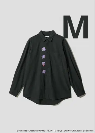 그라니프 포켓몬 겐가 패닉 루즈핏 코듀로이 셔츠 M