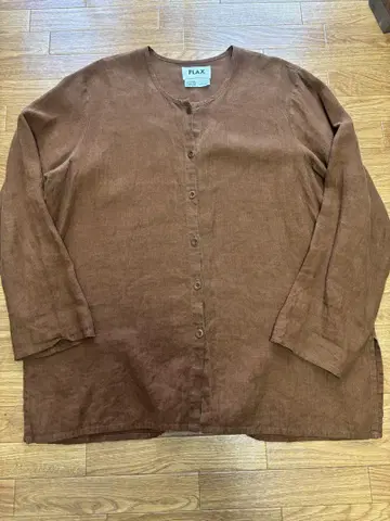 90s flax 린넨 셔츠