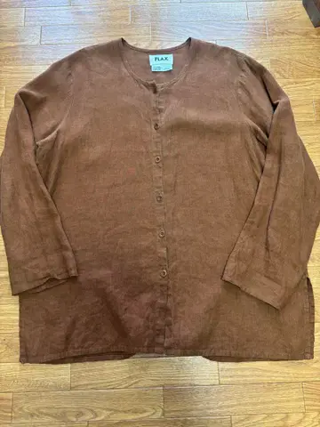 90s flax 린넨 셔츠