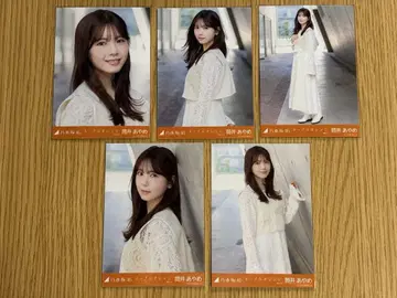 노기자카46 브로마이드 츠츠이 아야메 네이블 오렌지 5종 컴프