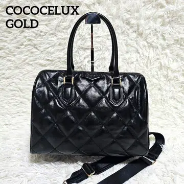 새상품 COCOCELUX GOLD 2way 숄더백 퀼팅