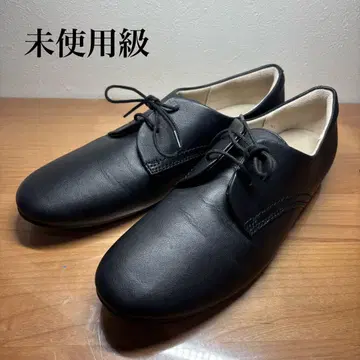 [ 미사용급 ] 무인양품 가죽 신발 블랙 24