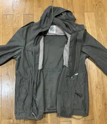 독일군 모즈 코트 80s 빈티지 후드티