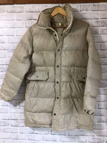 W320 ORIGINAL AVesta 다운 코트 LL 베이지 구제 의류