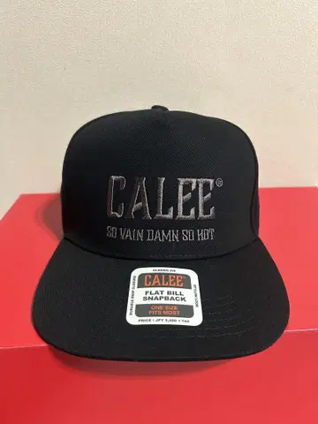 CALEE NATIONAL LOGO 5패널 스냅백 캡