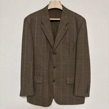 90s 'J.CREW' 거인 택 시기 체크 테일러드 자켓