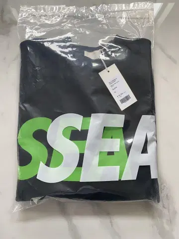 SEA 크루넥 스웨트셔츠 블랙 XL