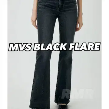 MOUSSY MVS BLACK FLARE 플레어 데님 25