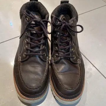 VANS 하이컷 부츠 US 8H 다크 브라운