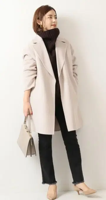 Spick & Span W 페이스 루즈 코트