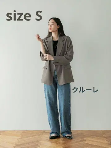 크루 레 더블 테일러드 자켓 S