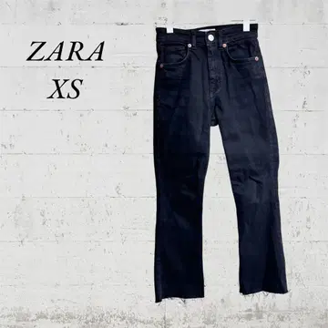 [ ZARA ] [ XS ] 블랙 데님 새상품급 컷팅 34 스키니