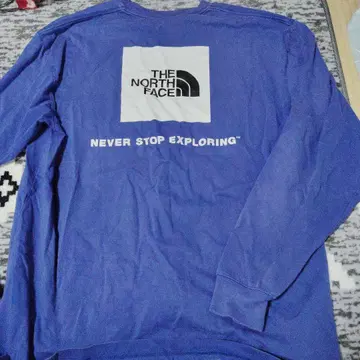 THE NORTH FACE 파랑 긴팔 XXL 사용 가능합니다!