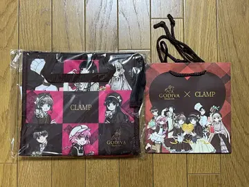 GODIVA x CLAMP 보냉백 쇼핑백 2세트