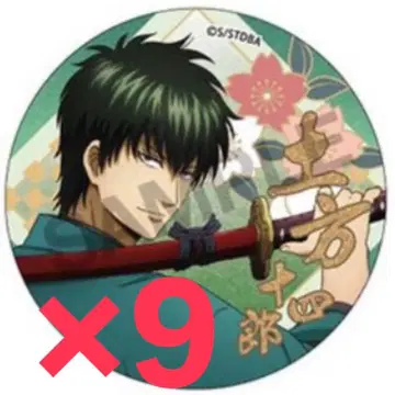 은혼 AnimeJapan 글리터 캔뱃지 봄의 비단 히지카타 토시로