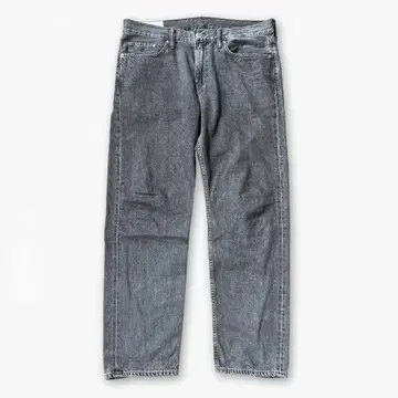 새상품급 H&M 릴랙스드 핏 데님 청바지 그레이 33/30