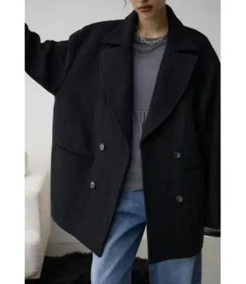 아줄바이마우지 더블 테일러드 재킷 완판템