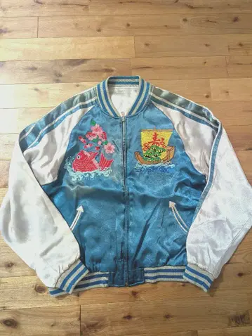 오리엔트 익스프레스 빈티지 스카잔 자수 리버서블