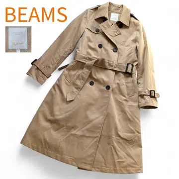 BEAMS 베이지 더블 트렌치코트 라이너 포함 정가 22000