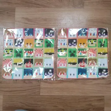 카라피치 컬러풀 피치 핸드 타월 Minecraft 마인크래프트