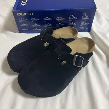 BIRKENSTOCK 보스턴 스웨이드 가죽 black 41