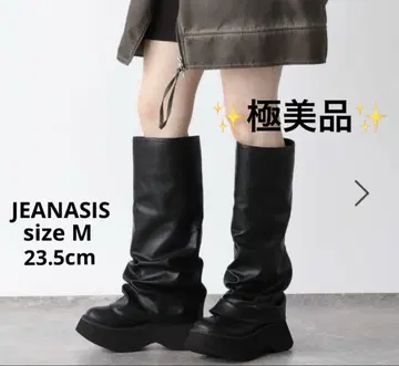 JEANASIS 루즈 실루엣 롱 부츠 지나시스