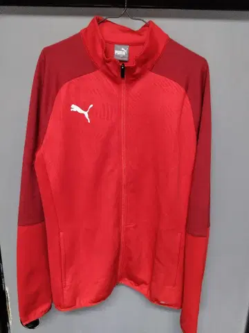 [ 새상품급 ] 사용감 없음 PUMA 레드 집업 자켓